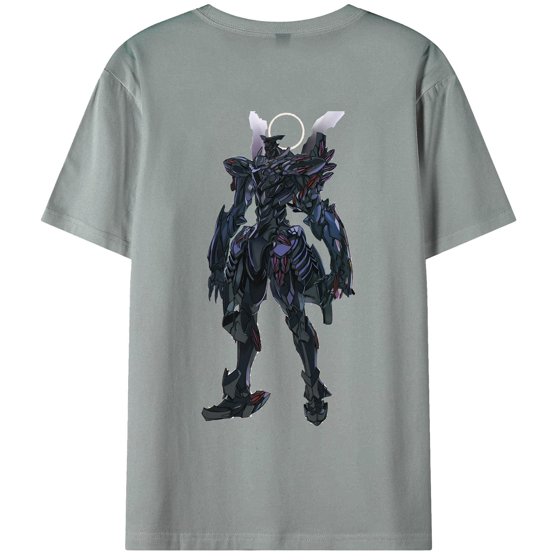 （画像用） EVA 新世紀エヴァンゲリオン 綿100％ メンズ半袖Tシャツ（バックプリント） 通気性